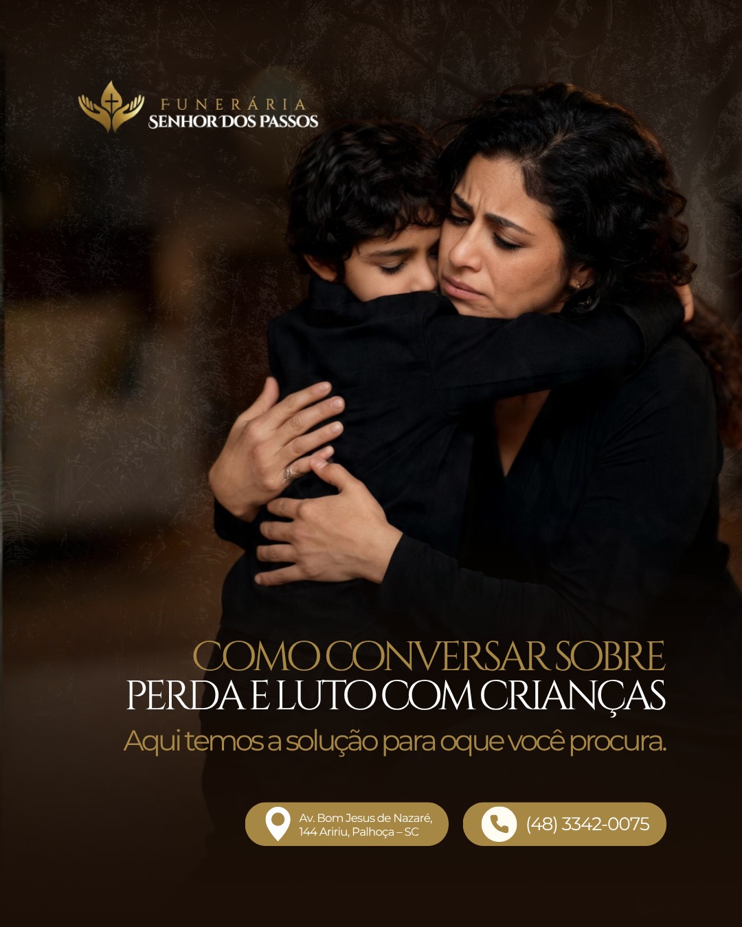 Em meio à dor do luto, contar com apoio, respeito e orientação faz toda a diferença para a família