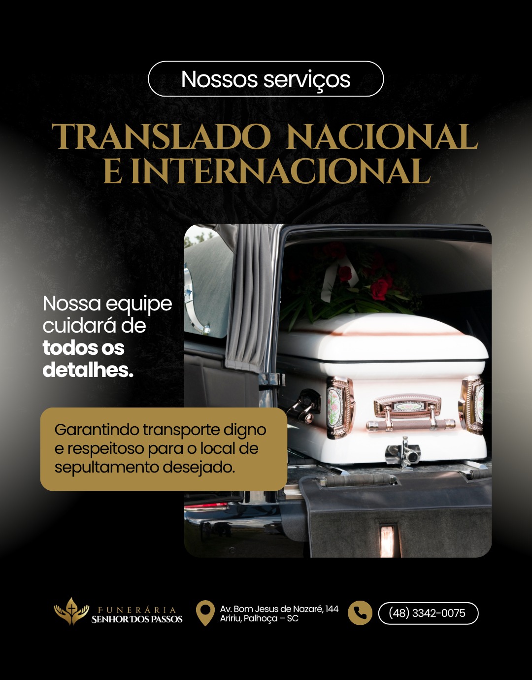 Realizamos o transporte com estrutura adequada e equipe preparada