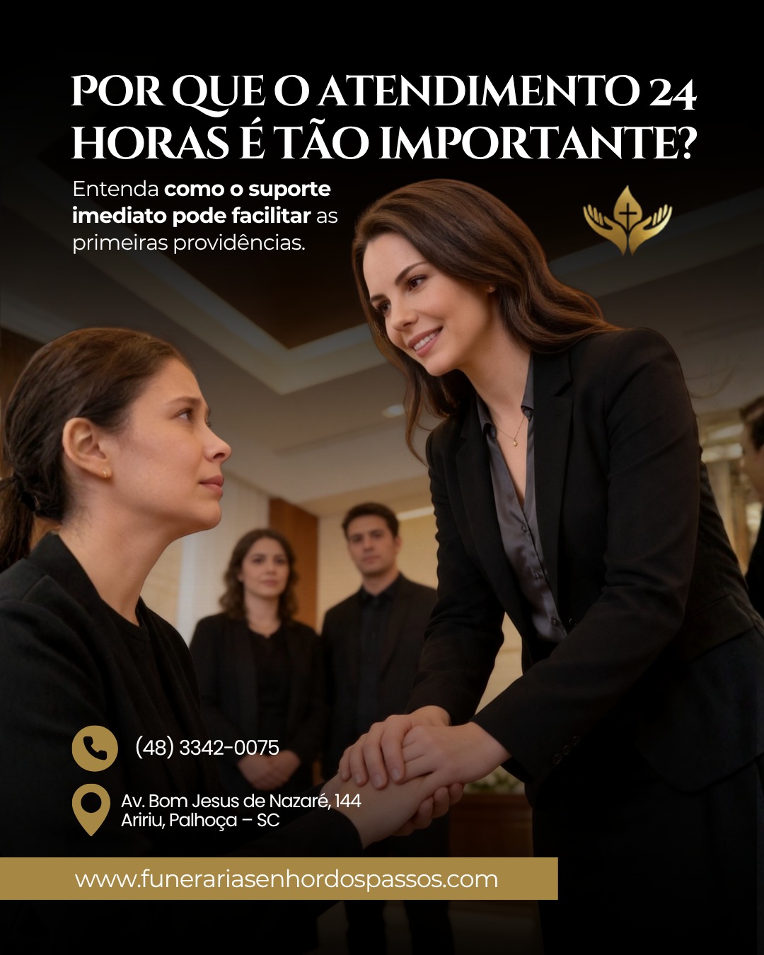 Em momentos de despedida, nem sempre é possível esperar. Por isso, contar com um atendimento disponível 24 horas faz toda a diferença.
